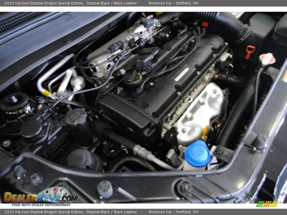 2010 Kia Soul Shadow Dragon Special Edition Shadow Black / Black Leather Photo #24