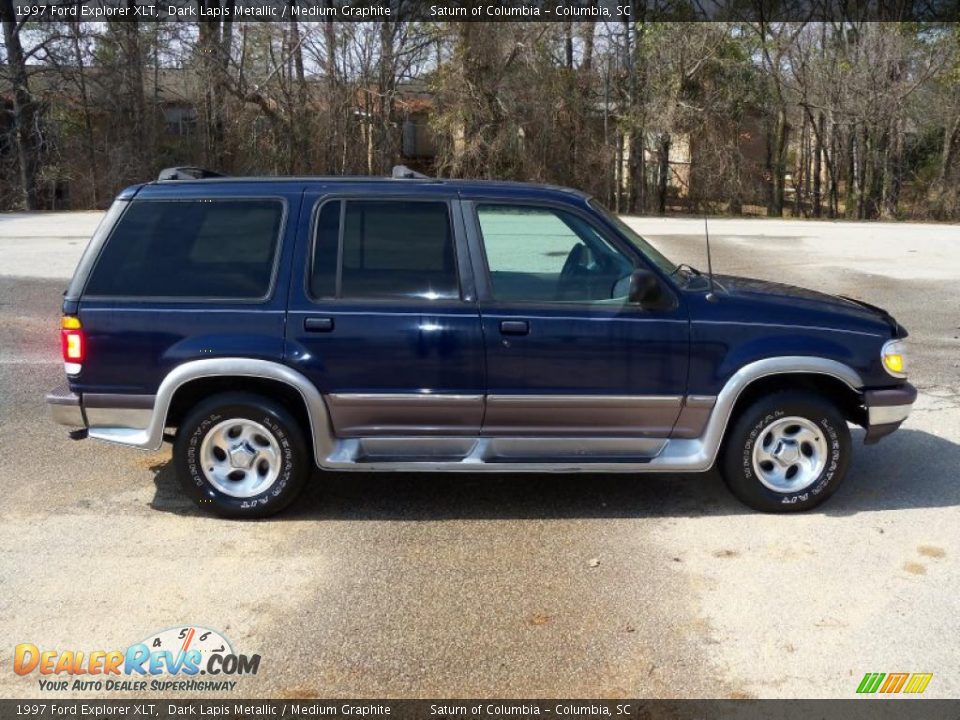 1997 Ford Explorer XLT Dark Lapis Metallic / Medium Graphite Photo #9