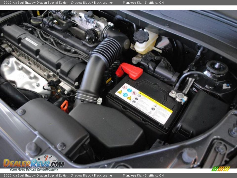 2010 Kia Soul Shadow Dragon Special Edition Shadow Black / Black Leather Photo #25
