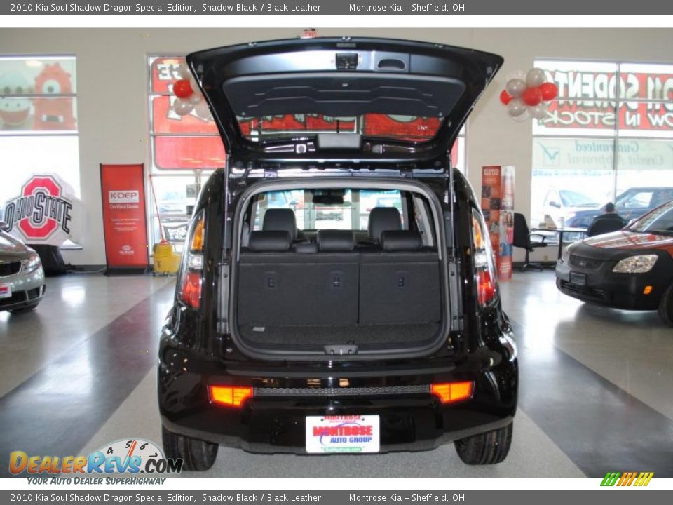 2010 Kia Soul Shadow Dragon Special Edition Shadow Black / Black Leather Photo #26
