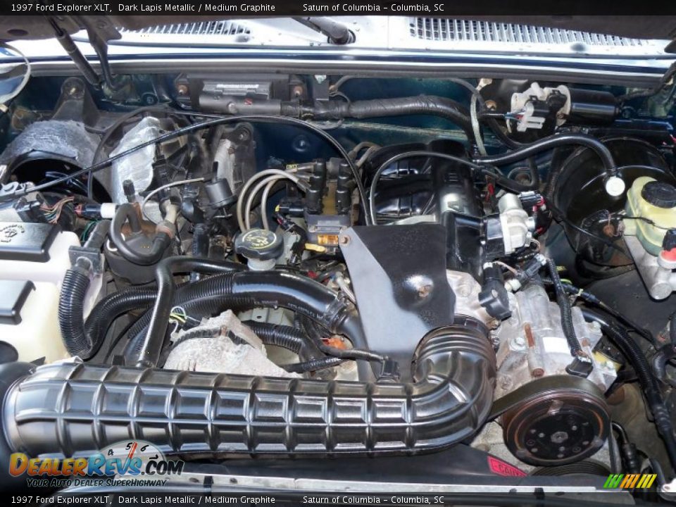1997 Ford Explorer XLT Dark Lapis Metallic / Medium Graphite Photo #15
