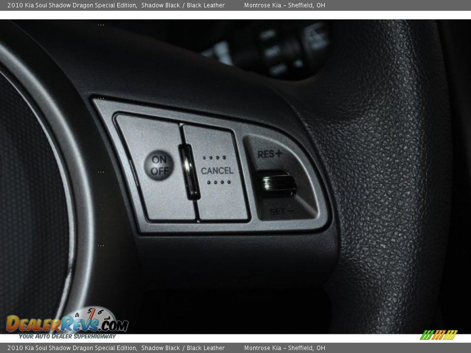 2010 Kia Soul Shadow Dragon Special Edition Shadow Black / Black Leather Photo #32