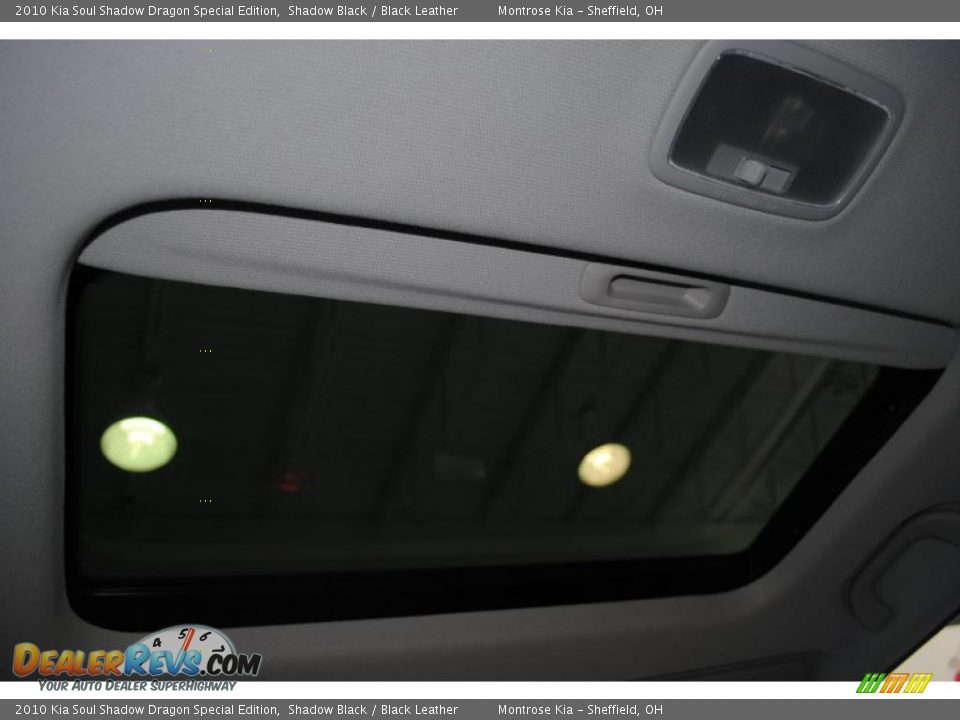 2010 Kia Soul Shadow Dragon Special Edition Shadow Black / Black Leather Photo #36