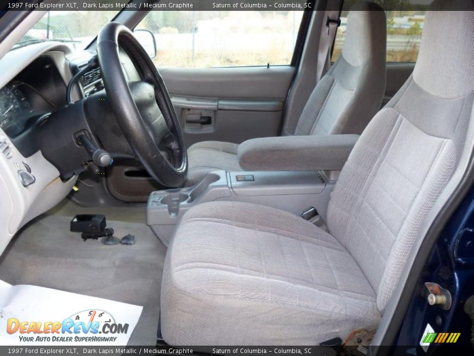 1997 Ford Explorer XLT Dark Lapis Metallic / Medium Graphite Photo #20