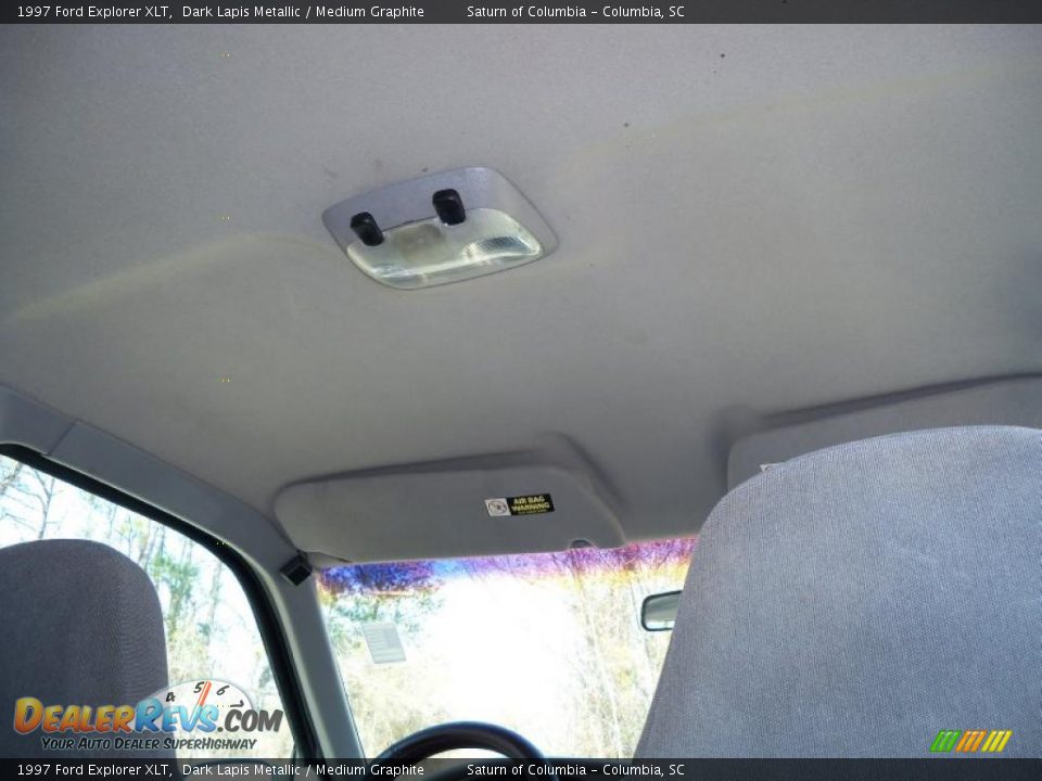 1997 Ford Explorer XLT Dark Lapis Metallic / Medium Graphite Photo #28