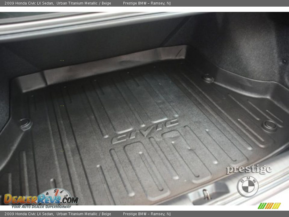 2009 Honda Civic LX Sedan Urban Titanium Metallic / Beige Photo #5