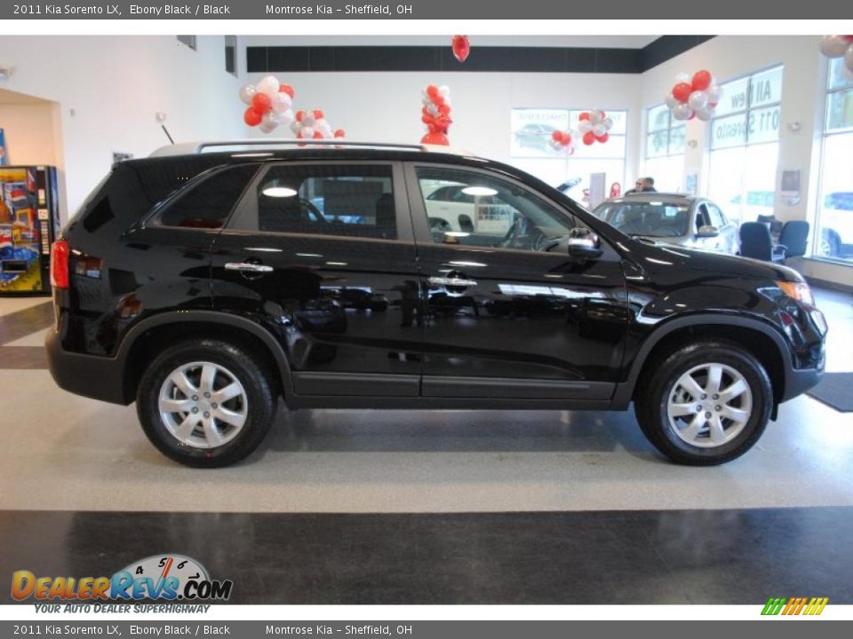 2011 Kia Sorento LX Ebony Black / Black Photo #9