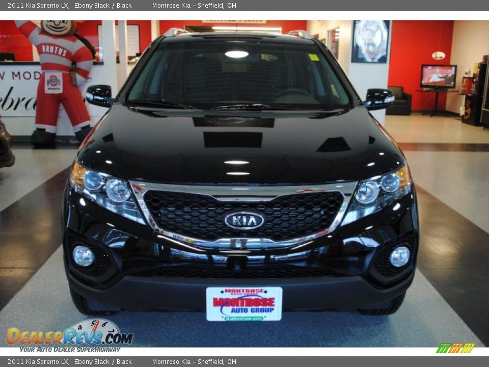 2011 Kia Sorento LX Ebony Black / Black Photo #11
