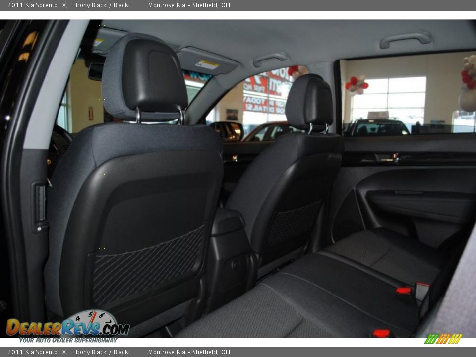 2011 Kia Sorento LX Ebony Black / Black Photo #17