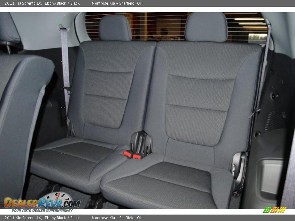 2011 Kia Sorento LX Ebony Black / Black Photo #19