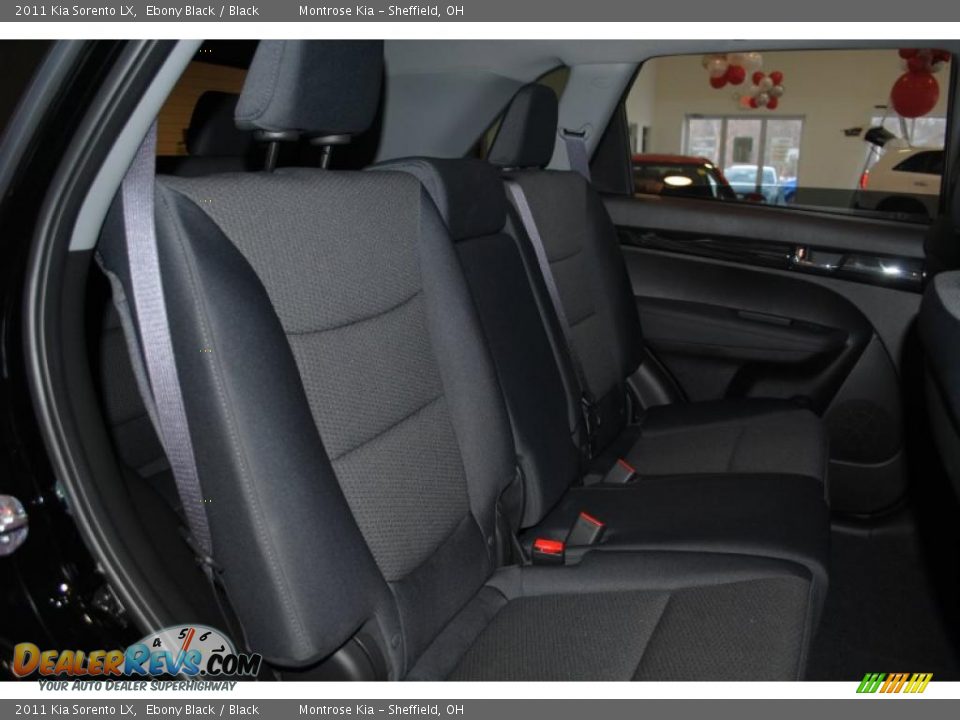 2011 Kia Sorento LX Ebony Black / Black Photo #21