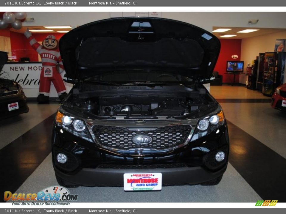 2011 Kia Sorento LX Ebony Black / Black Photo #24