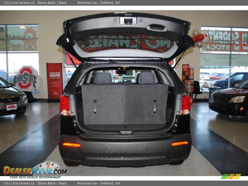 2011 Kia Sorento LX Ebony Black / Black Photo #28