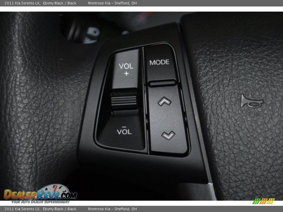 2011 Kia Sorento LX Ebony Black / Black Photo #34