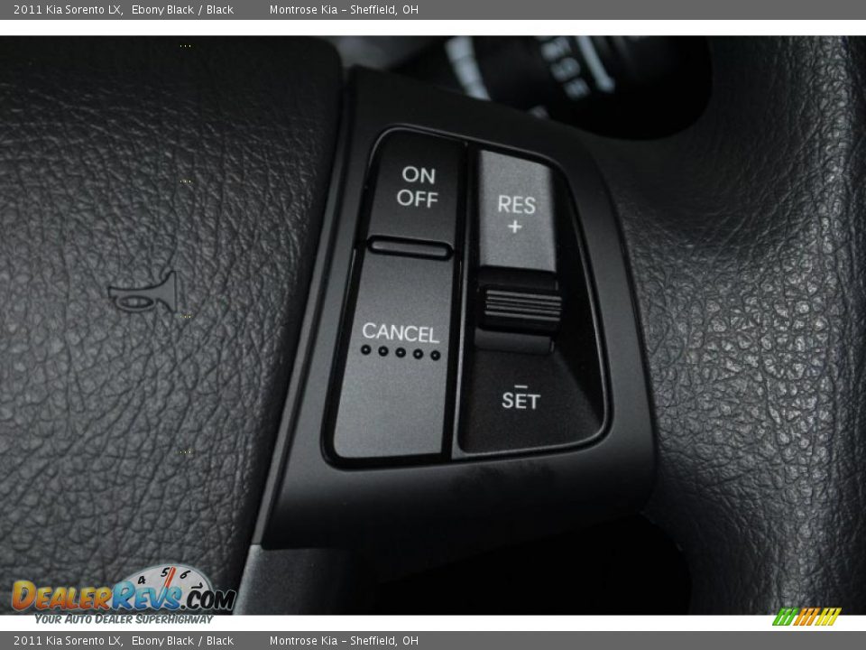 2011 Kia Sorento LX Ebony Black / Black Photo #35