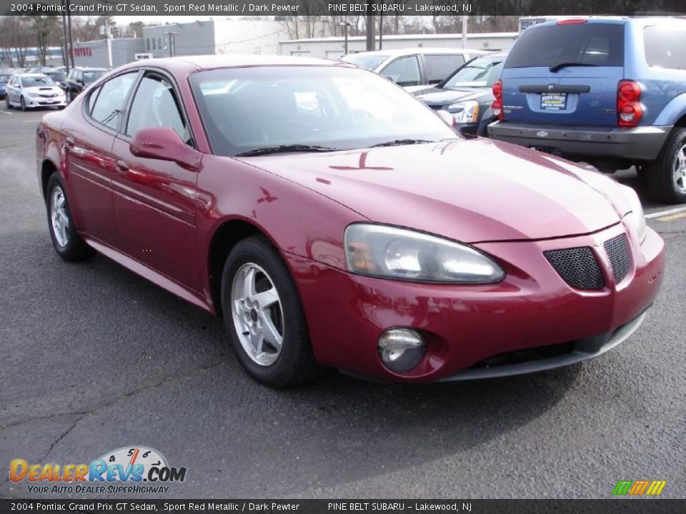 2004 Pontiac Grand Prix GT Sedan Sport Red Metallic / Dark Pewter Photo #3