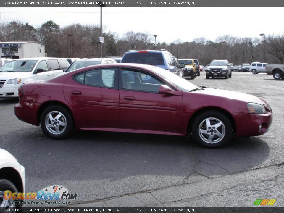 2004 Pontiac Grand Prix GT Sedan Sport Red Metallic / Dark Pewter Photo #7