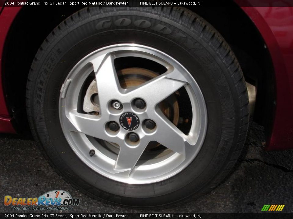 2004 Pontiac Grand Prix GT Sedan Sport Red Metallic / Dark Pewter Photo #8