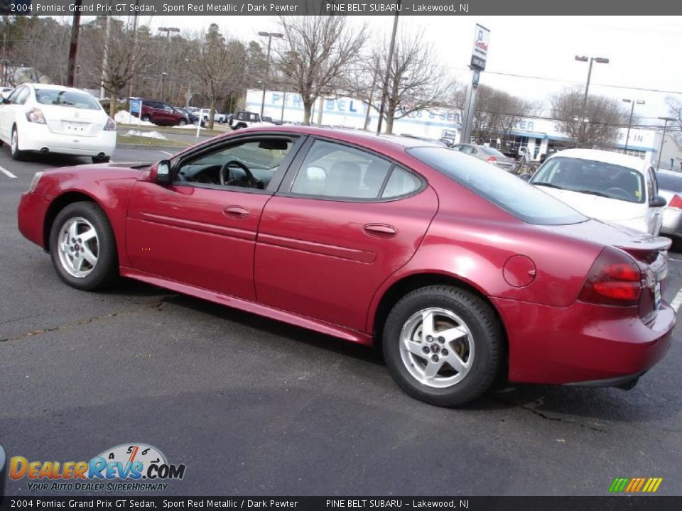 2004 Pontiac Grand Prix GT Sedan Sport Red Metallic / Dark Pewter Photo #9