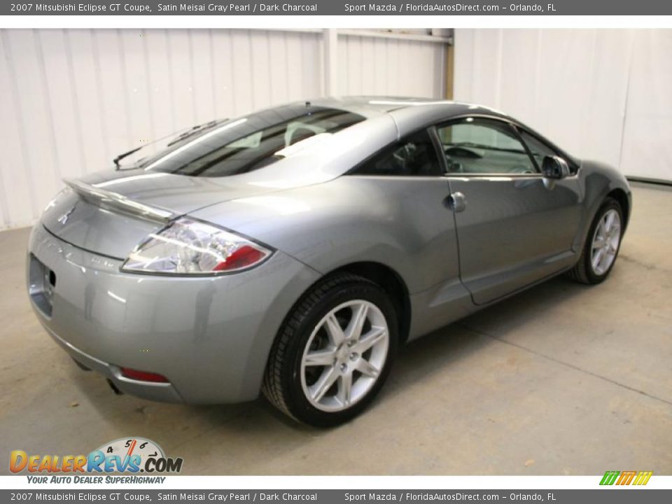 2007 Mitsubishi Eclipse GT Coupe Satin Meisai Gray Pearl / Dark Charcoal Photo #5