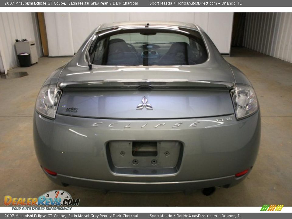 2007 Mitsubishi Eclipse GT Coupe Satin Meisai Gray Pearl / Dark Charcoal Photo #6