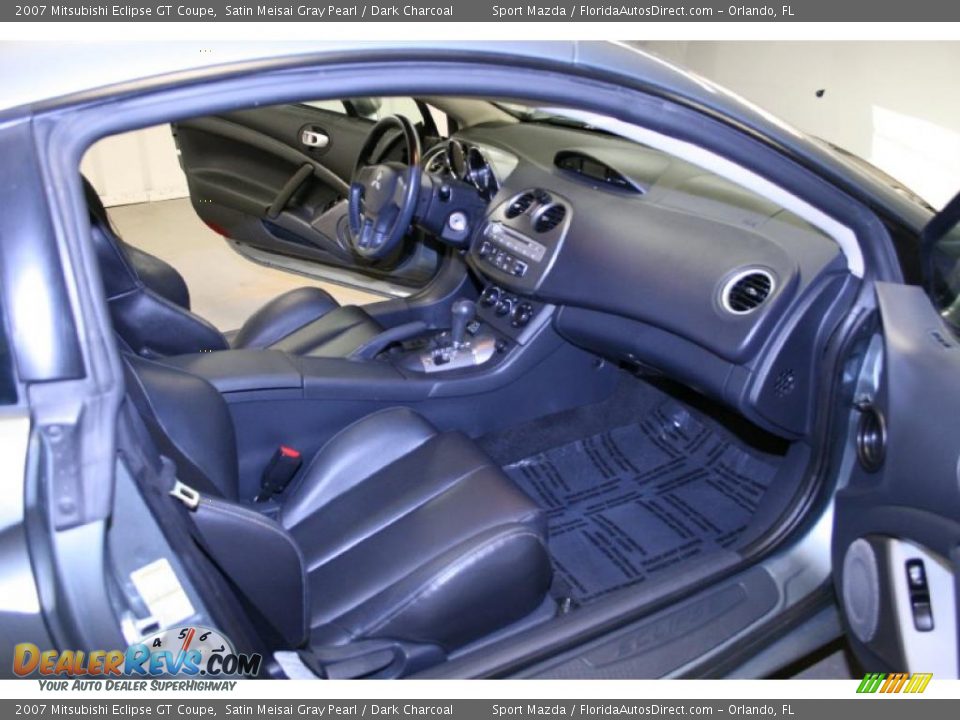 2007 Mitsubishi Eclipse GT Coupe Satin Meisai Gray Pearl / Dark Charcoal Photo #9