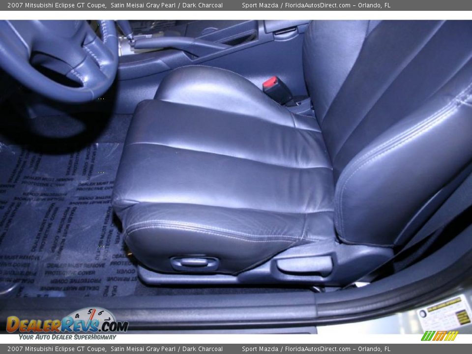 2007 Mitsubishi Eclipse GT Coupe Satin Meisai Gray Pearl / Dark Charcoal Photo #14