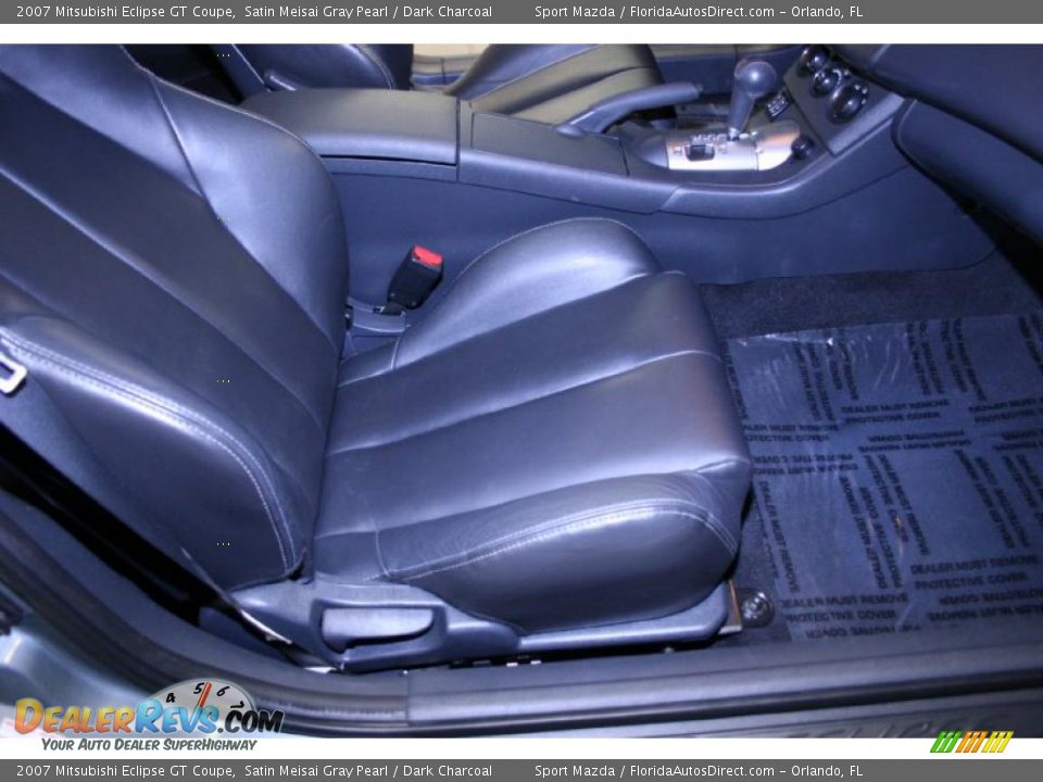 2007 Mitsubishi Eclipse GT Coupe Satin Meisai Gray Pearl / Dark Charcoal Photo #15