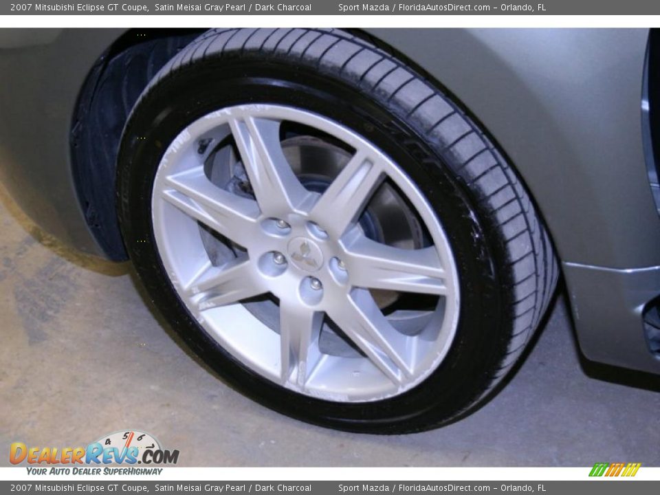 2007 Mitsubishi Eclipse GT Coupe Satin Meisai Gray Pearl / Dark Charcoal Photo #20