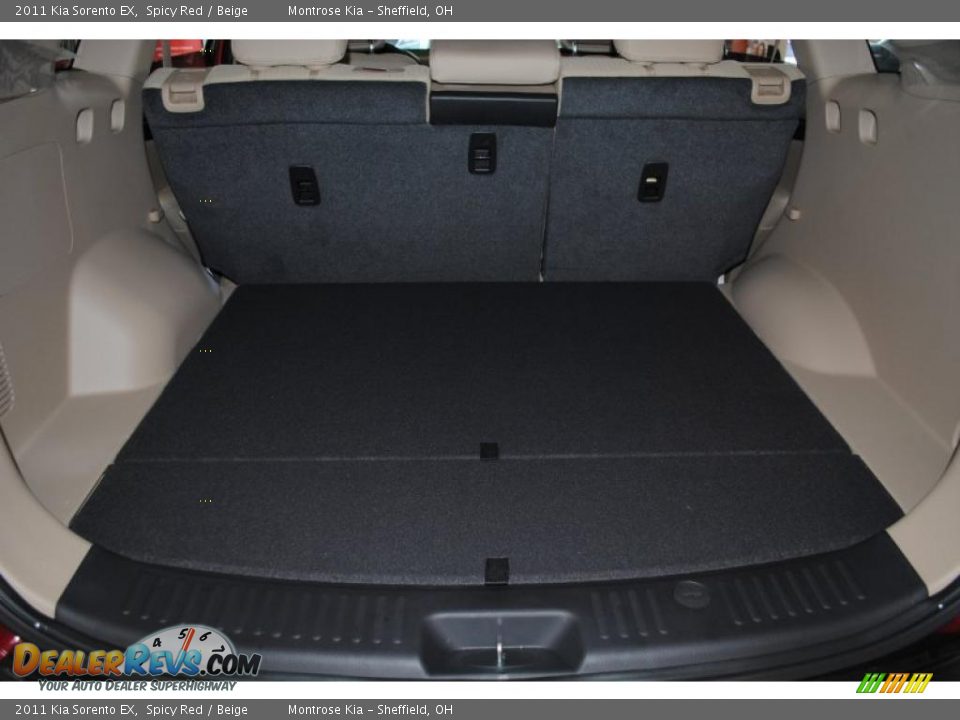 2011 Kia Sorento EX Spicy Red / Beige Photo #21