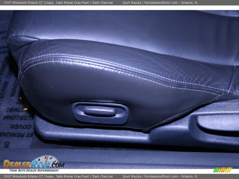 2007 Mitsubishi Eclipse GT Coupe Satin Meisai Gray Pearl / Dark Charcoal Photo #26