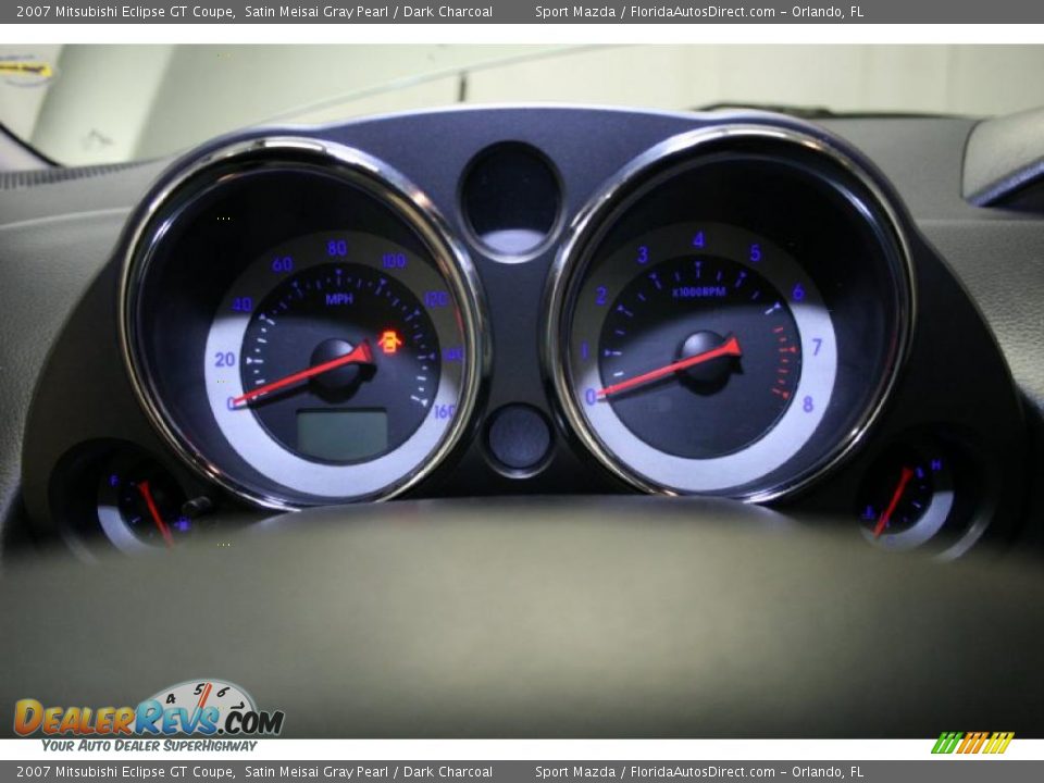2007 Mitsubishi Eclipse GT Coupe Satin Meisai Gray Pearl / Dark Charcoal Photo #29