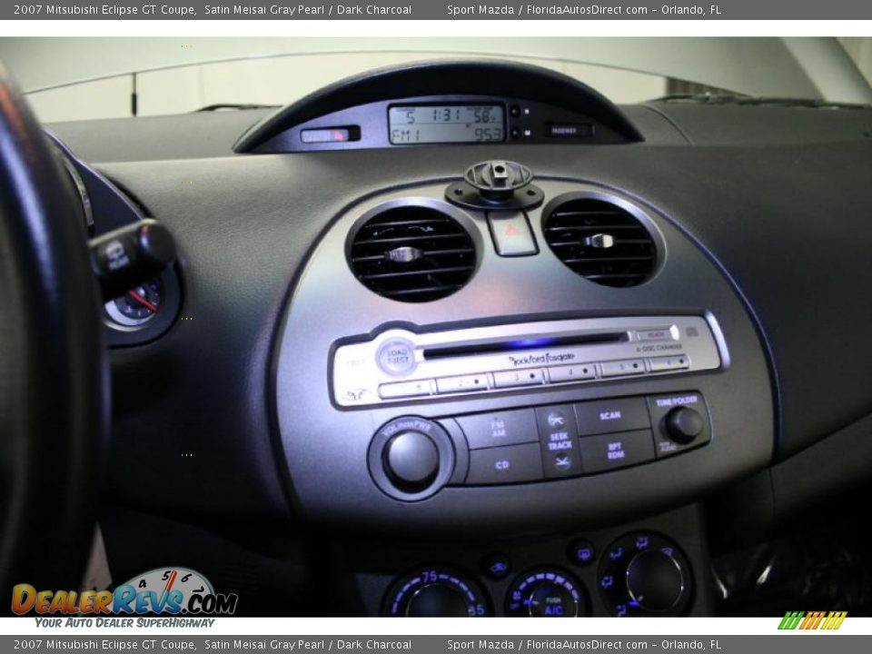 2007 Mitsubishi Eclipse GT Coupe Satin Meisai Gray Pearl / Dark Charcoal Photo #31