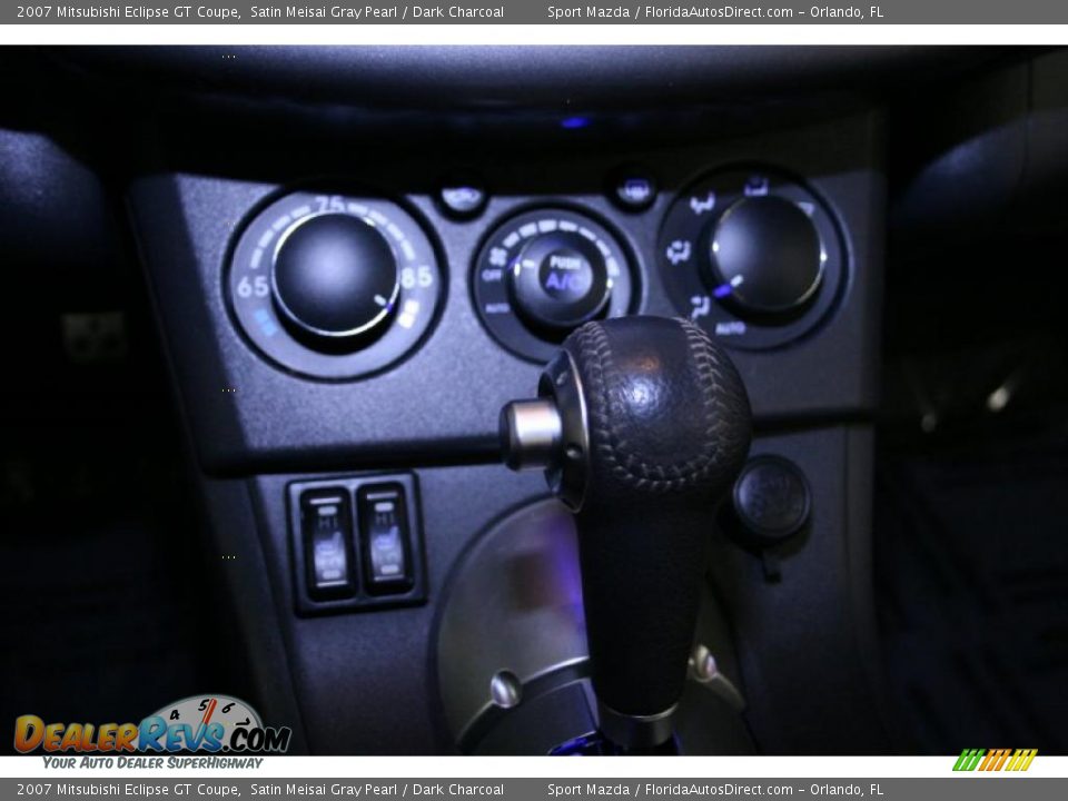 2007 Mitsubishi Eclipse GT Coupe Satin Meisai Gray Pearl / Dark Charcoal Photo #32
