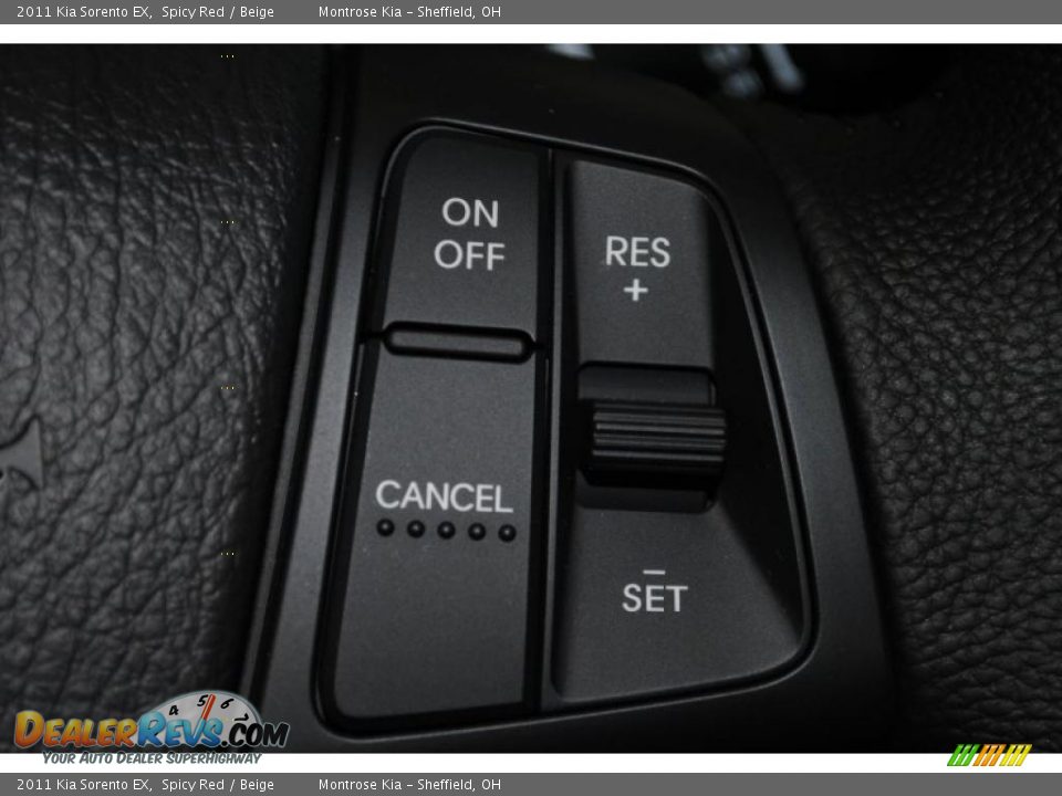 2011 Kia Sorento EX Spicy Red / Beige Photo #34
