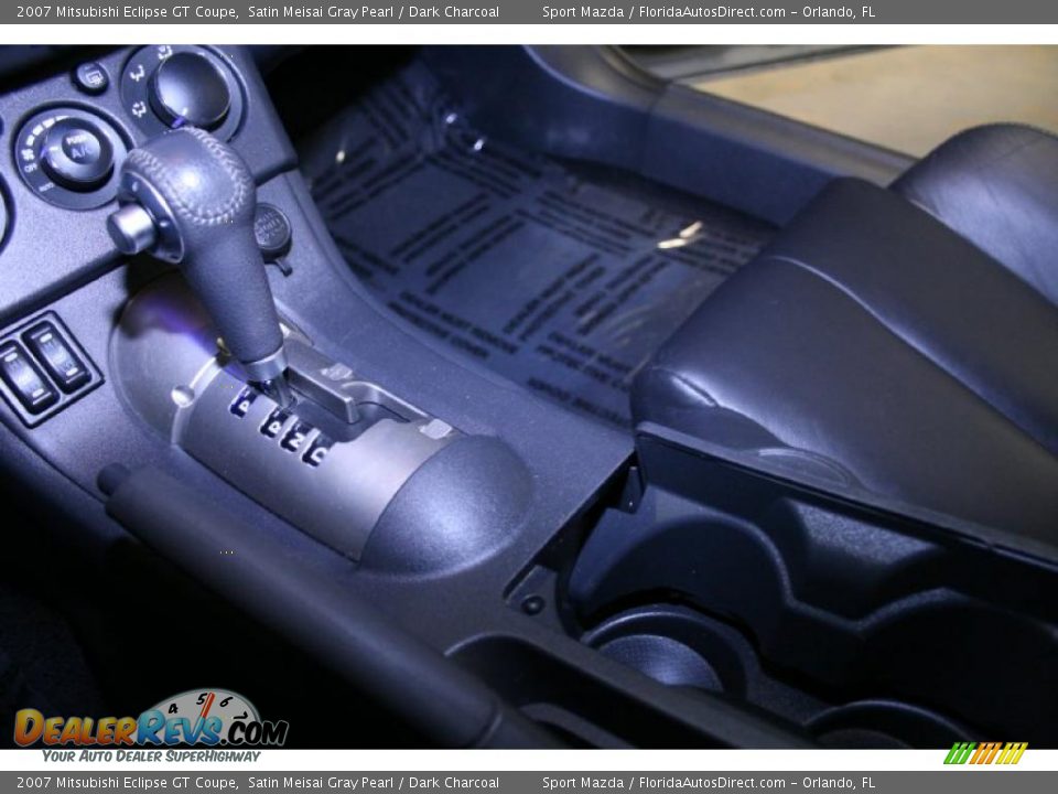 2007 Mitsubishi Eclipse GT Coupe Satin Meisai Gray Pearl / Dark Charcoal Photo #34
