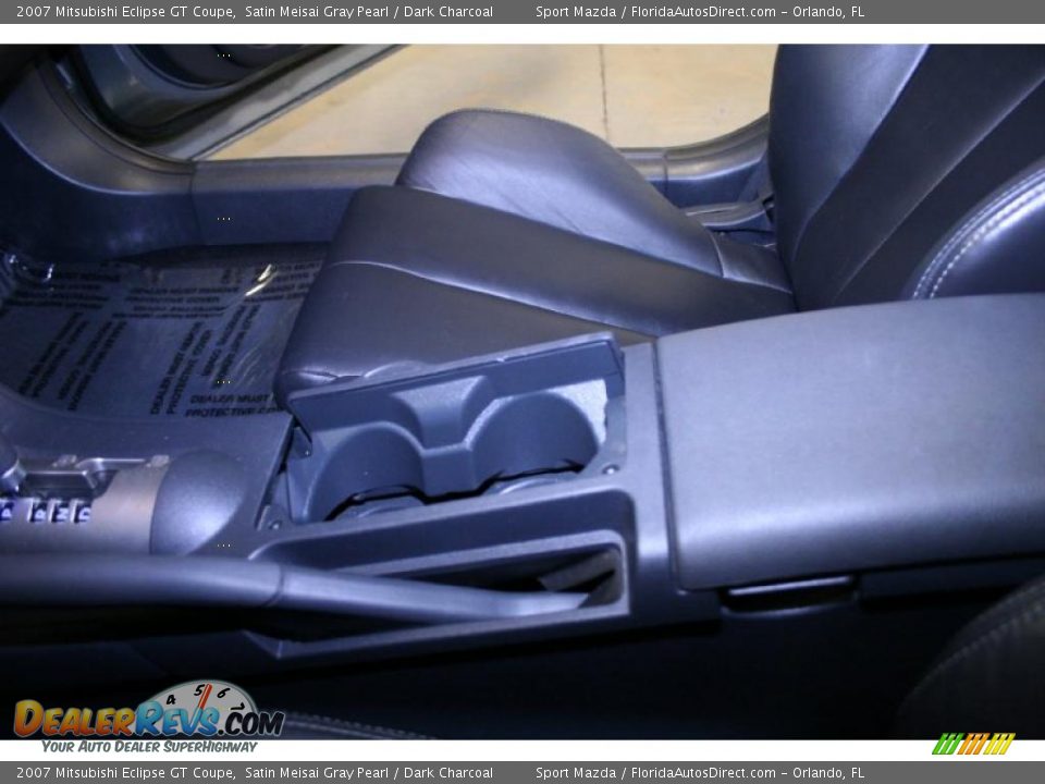 2007 Mitsubishi Eclipse GT Coupe Satin Meisai Gray Pearl / Dark Charcoal Photo #35