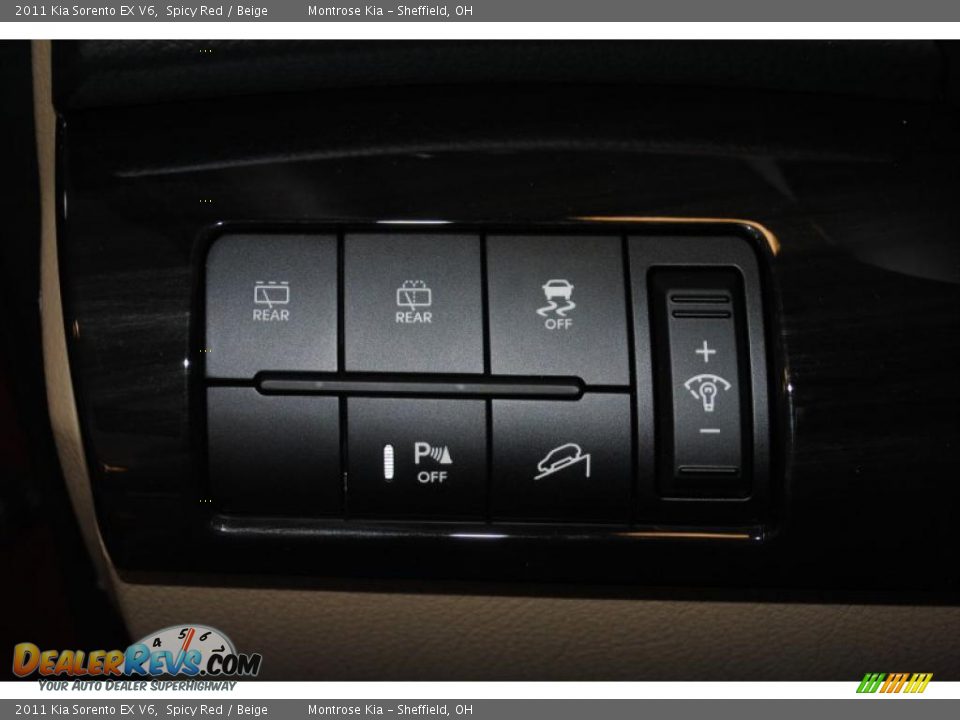 2011 Kia Sorento EX V6 Spicy Red / Beige Photo #34