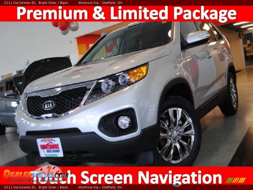 2011 Kia Sorento EX Bright Silver / Black Photo #1