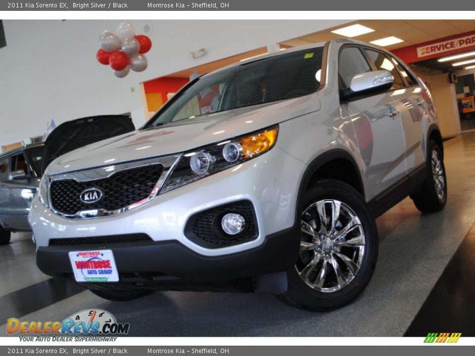 2011 Kia Sorento EX Bright Silver / Black Photo #2