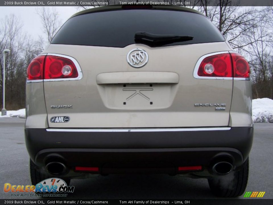 2009 Buick Enclave CXL Gold Mist Metallic / Cocoa/Cashmere Photo #6