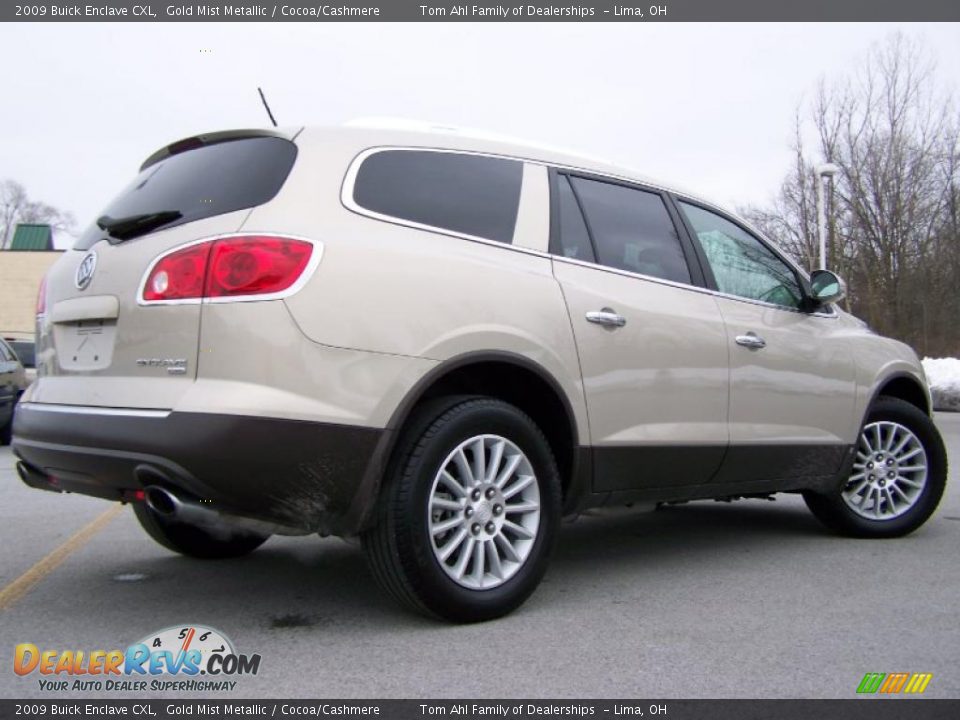 2009 Buick Enclave CXL Gold Mist Metallic / Cocoa/Cashmere Photo #7