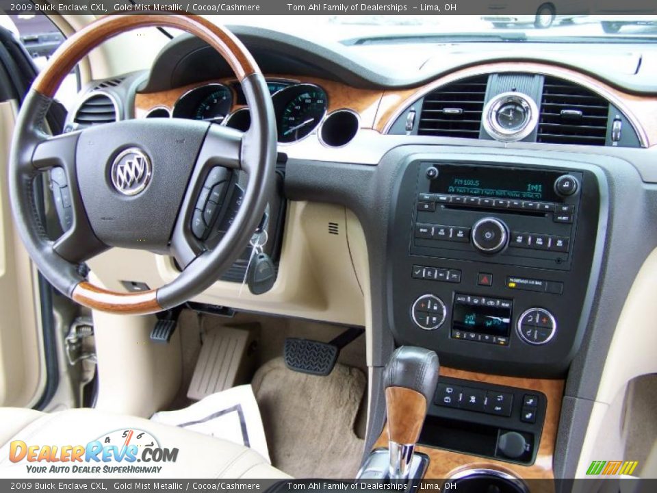 2009 Buick Enclave CXL Gold Mist Metallic / Cocoa/Cashmere Photo #18