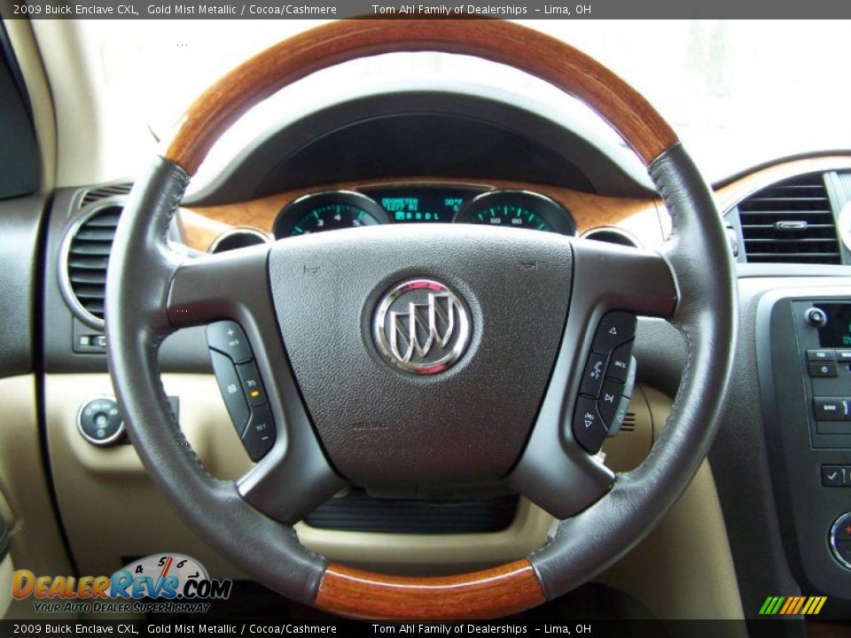 2009 Buick Enclave CXL Gold Mist Metallic / Cocoa/Cashmere Photo #21