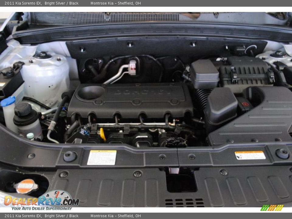 2011 Kia Sorento EX Bright Silver / Black Photo #26