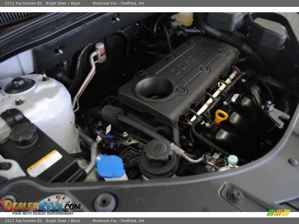 2011 Kia Sorento EX Bright Silver / Black Photo #27