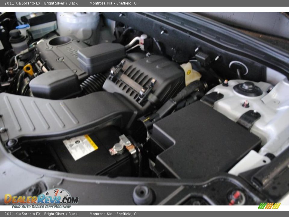 2011 Kia Sorento EX Bright Silver / Black Photo #28