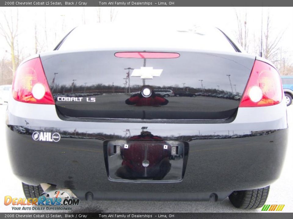 2008 Chevrolet Cobalt LS Sedan Black / Gray Photo #5