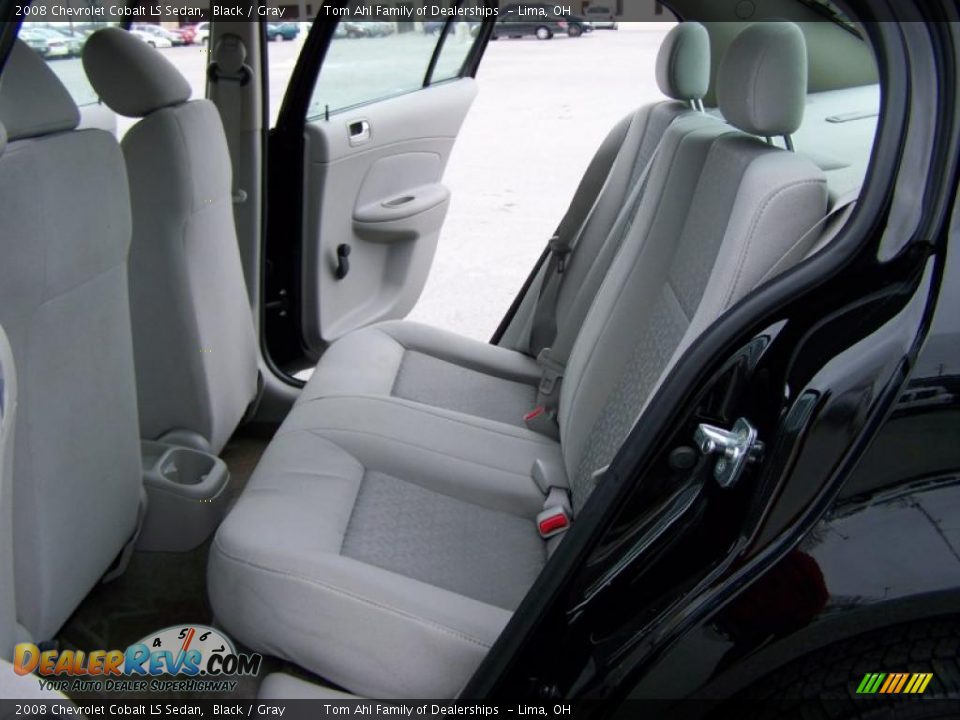 2008 Chevrolet Cobalt LS Sedan Black / Gray Photo #8