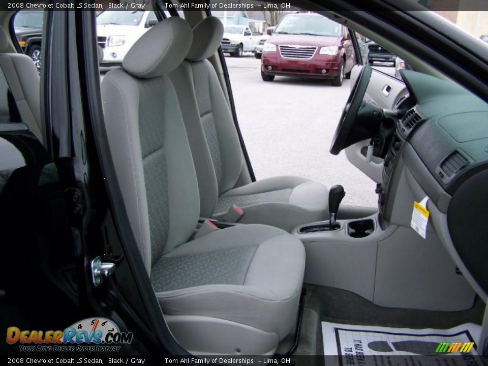 2008 Chevrolet Cobalt LS Sedan Black / Gray Photo #10